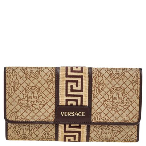 versace continental wallet|authentic versace wallet.